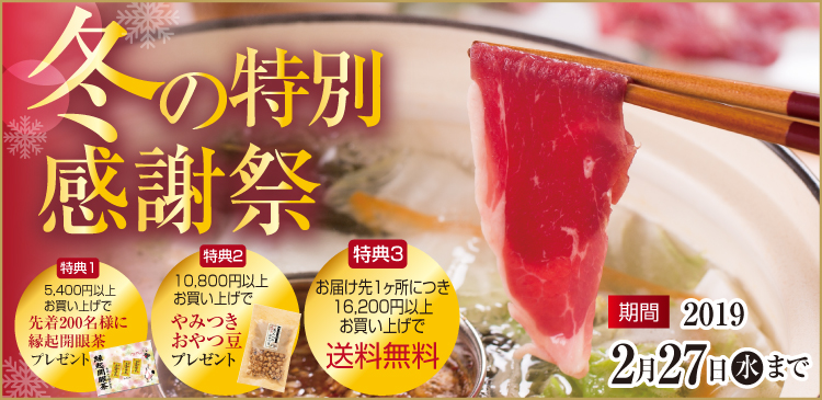 冬の特別感謝祭 2019